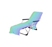 Housse de chaise de plage, avec poche de rangement, pour vacances, jardin, piscine, transat, élément d'été, serviette de plage