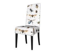 Housse de Chaise de Salle à Manger Amovible WHJDPP Une Grande Collection d'Air Bugs Impression Doux Confortable pour Maison, Hôtel, Banquet de Mariage, Banquet, Conférence, Cérémonie Décorations