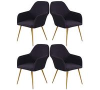 Housse de Chaise de Salle à Manger Extensible, Ensemble de 1/2/4/6 Housses de Chaise avec accoudoirs Modernes en Jacquard, Housses de Chaise Amovibles et lavables pour Cuisine, Banquet, mais