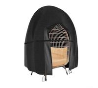 Housse de chaise double en osier pour balancelle en osier, tissu Oxford 210D avec fermeture éclair, protection résistante aux intempéries, à la poussière et aux UV (231,1 x 203,2 cm + corde)