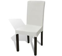 Housse de chaise droite extensible pour Mariage Fête 6 pcs anthracite vidaXL