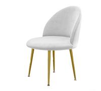 Housse de chaise en velours Silver Fox avec une haute élasticité et une protection imperméable à court terme, housse douce anti-plis pour chaises d'hôtel, de salle à manger, style bec de canard