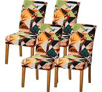 Housse de Chaise Extensible 2/4/6/8 pièces, Couverture de Salle à Manger Amovible Lavable Revêtement de Chaise pour Salle à Manger Bouquet de Mariage Moderne, Hôtel, Décor de Restaurant ( Color : #29