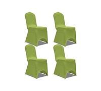 Vidaxl Housse De Chaise Extensible 4 Pcs Vert