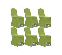 Vidaxl Housse De Chaise Extensible 6 Pcs Vert