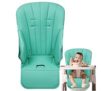 Housse de chaise haute en cuir de remplacement - Housse de chaise haute en cuir PU | Coussin de siège haut antidérapant-housse de chaise haute housse de protection de chaise de bébé douce pour les r