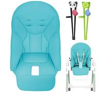 Housse de chaise haute en cuir PU - Siège rembourré pour chaise haute, rembourrage souple, protection rembourrée | Housse résistante et facile à nettoyer, option d'assise confortable pendant les repas