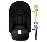 Housse de chaise haute pour enfant - Housse de chaise en simili cuir | Coussin pour chaise haute, coussin de chaise de salle à manger pour, chaise de salle à manger pour petits avec