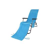 Housse de Chaise Longue de Plage Housse de chaise plage avec poches latérales