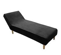Housse de Chaise Longue en Velours, sans accoudoirs, pour Salon, intérieur, Meubles pour méridienne, Housse Lavable en Machine (Color : B)
