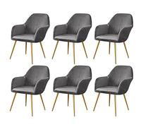 Housse de chaise moderne en velours pour salle à manger et chaises d'appoint, protection incurvée du dossier et des accoudoirs, housses élégantes pour tabourets de bar et chaises à ailes, faciles à