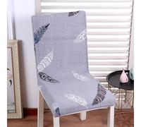 Housse de Chaise Noir Gris Blanc Housse de Chaise Salle à Manger Spandex Extensible House de Chaise à Manger Amovible Lavable Housses de Chaises Universel pour Mariage,Cuisine 8 Pièces