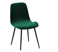 Housse de chaise réglable en velours pour salle à manger, chaises de bar à dossier court, housse de protection pour siège