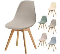 Housse de Chaise Scandinave Quadrillé Extensible Chair Cover Salle à Manger | lavable en machine, rénover des chaises tachées