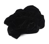 Housse de Chaise Simple pour Piano, Pleuche, Matériau Doux, Décor en macramé, Belle, Résistante à la saleté (Black)