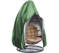 Housse De Chaise Suspendue, Œuf Pivotant, Fauteuil Flottant Protection Oxford Avec Fermeture Éclair, Bascule Terrasse, Étanche(Green,231x200cm)