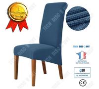 Housse de chaise - TD® - Sleighback Chair - Extensible - Dossier haut - Élasthanne Polyester