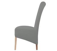 Housse De Chaise Xl De Salle A Manger 2/4/6 Pcs Chaise Housse De Protection, Couvre-siège élastique De Protecteur De Chaise Pour La Décoration De Fête De Banquet De Mariage (Gris clair,2 pièces)