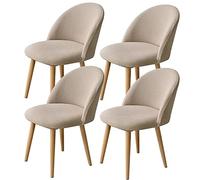 Housse De Chaises Salle À Manger Scandinave 6/4/2/1 pièces Extensible Housse De Chaise Arc De Coquille Jacquard Spande Couverture De Chaise Mariage Salon Hôtel Universelle ( Color : B , Size : 4PCS )