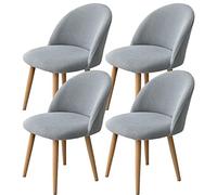 Housse De Chaises Salle À Manger Scandinave 6/4/2/1 pièces Extensible Housse De Chaise Arc De Coquille Jacquard Spande Couverture De Chaise Mariage Salon Hôtel Universelle ( Color : F , Size : 4PCS )