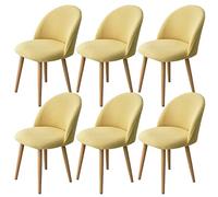 Housse De Chaises Salle À Manger Scandinave 6/4/2/1 pièces Extensible Housse De Chaise Arc De Coquille Jacquard Spande Couverture De Chaise Mariage Salon Hôtel Universelle ( Color : I , Size : 6PCS )