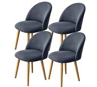 Housse De Chaises Salle À Manger Scandinave 6/4/2/1 pièces Extensible Housse De Chaise Arc De Coquille Jacquard Spande Couverture De Chaise Mariage Salon Hôtel Universelle ( Color : A , Size : 4PCS )