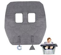 Housse de chariot de courses pour bébé, housse de chaise haute pliable en polyester avec pochette de rangement pour nourrisson, tout-petit