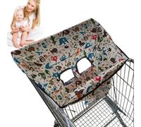 Housse de chariot de courses pour bébé - Protection de siège à imprimé mignon, plaisir maximisé pour faire des achats, housse de chaise haute | Housse douce anti-poussière pour chariots, aires de jeux