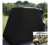 Housse de chariot de golf en tissu Oxford 210D qui protège contre les conditions météorologiques difficiles (242 x 122 x 168 cm)