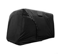 Housse de chariot de golf imperméable pour 2, 4, 6 passagers, bouclier de rangement Oxford robuste avec fermeture éclair latérale, protection contre la pluie, la poussière, les UV, coupe-vent pour