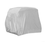 Housse de chariot de golf standard pour 2 passagers, tissu polyester 170T, ouvertures de ventilation pour maintenir au sec, intérieur argenté, convient pour 280 x 120 x 168 cm, protège contre la pluie