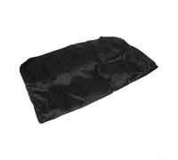 Housse de chariot de jardin en tissu Oxford 210D imperméable avec cordon de serrage et fermetures tactiles pour chariot à benne extérieur Noir 150 x 94 cm (420D)