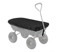 Housse de chariot de jardin fabriquée en nylon imperméable 420D et couche intérieure en TPE, ajustement réglable avec cordon de serrage et fermetures tactiles pour une protection contre les