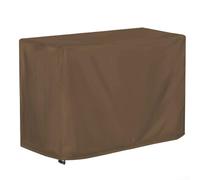 Housse de chariot de salle à manger Royal Gourmet avec fermeture éclair séparée, bouclier en tissu Oxford imperméable contre la pluie, la neige et les rayons UV (café)