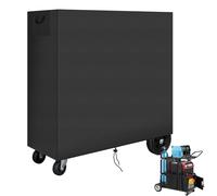 Housse de chariot de soudage, imperméable 420D Oxford Plasma Cutter roulant pour chariot de soudage en bois, housse de protection contre la poussière, convient pour les cylindres de soudure de 20 à 80