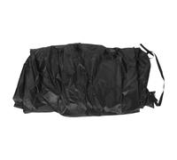 Housse de Chariot Élévateur Imperméable Anti-poussière Anti-soleil Noir | Oxford 210d, Entrée Zippée et Bandes Réfléchissantes, Sangles de Maintien, pour Entrepôt et Météo Venteuse