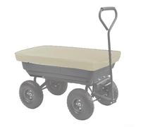 Housse de chariot en tissu Oxford 150 x 94 x 15,5 cm imperméable - Matériau 210D/420D pliable à quatre roues - Protection contre la poussière et la pluie pour meubles de jardin - Résistante aux UV