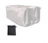Housse de chariot en tissu Oxford 420D pour une protection contre les intempéries, protège votre équipement de jardin de la pluie et de la poussière (argenté)