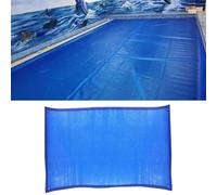 Housse de chauffage solaire rectangulaire de 20 mm d'épaisseur avec œillets pour une meilleure rétention de la chaleur, solution de bricolage personnalisable pour piscines creusées