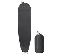 Housse de chaussettes de surf avec nez rembourré et poche de 12,7 x 17,8 cm, conçue pour un rangement sécurisé et une protection des shortboards et des funboards (200 x 50 cm)