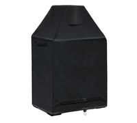 Housse de cheminée d'extérieur - Couverture de cheminée extérieure - Couverture complète en tissu Oxford imperméable | Housse de protection multifonction coupe-vent avec corde élastique pour foyer