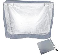 Housse de Clapier à Lapin Housse Universelle pour Clapier à Lapin Imperméable Cage à Lapin, Double Couche Housse de Clapier Coupe-Vent Imperméable Couverture de Cage Thermique 122 cm Durable 21