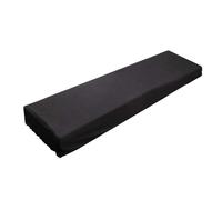 Housse de clavier - 100 x 39,5 x 14 cm - Bouclier étanche à la poussière pour touches, bord élastique avec serrure réglable, accessoire pour studio de musique, polyester noir doux