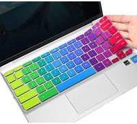 Housse de clavier colorée pour HP Chromebook 11,6/14", HP Chromebook 11 11A-NB0013DX/G7 EE/G6 EE/G2/G3/G4/G5, HP Chromebook 14a-na 14a-ca 14B-CA 14a-na0226nr 14a-ne0013dx Chromebook Skin, arc-en-ciel