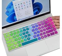 Housse de clavier colorée pour HP Probook 440 445 G8 G9 G10 14" 2023 2022, HP Probook 640 G7 G8 14" (ne convient pas aux Probook 440 445 G5 G6 G7) - Arc-en-ciel
