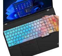 Housse de clavier colorée pour Lenovo ThinkPad T16 P16 P16s 16", ThinkPad T16 Gen 1 16", L15 Gen 4/3 15,6" 2023 2022, Lenovo ThinkPad 15,6" 16" (ne convient pas au Thinkpad L15 Gen 2/1)