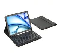 Housse de clavier compatible avec iPad, support de stand léger et fin, pour iPad 10e génération 2022/11e (A16) génération 2025 10,9 pouces, pour iPad 5e/6e/Air1/Air 2 9,7 pouces. Clavier sans fil Blue