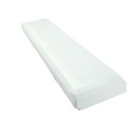 Housse de clavier de piano pour 61/88 touches, solide, réglable, extensible avec bande élastique pour piano numérique électrique de petite et grande taille (blanc, L)