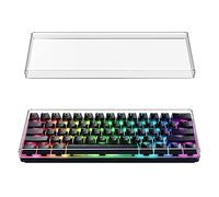 Housse de Clavier en Acrylique Premium Geekria pour Clavier Compact 60% à 61 Touches, Compatible avec Razer Huntsman Mini, RK Royal KLUDGE RK61 (Transparent)