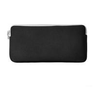 Housse de clavier en néoprène résistant aux chocs pour voyage | Pochette de protection fine avec enveloppe souple et durable | Sac de transport portable pour bureau et maison | Noir